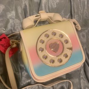 Betsey Johnson Rainbow Phone Bag